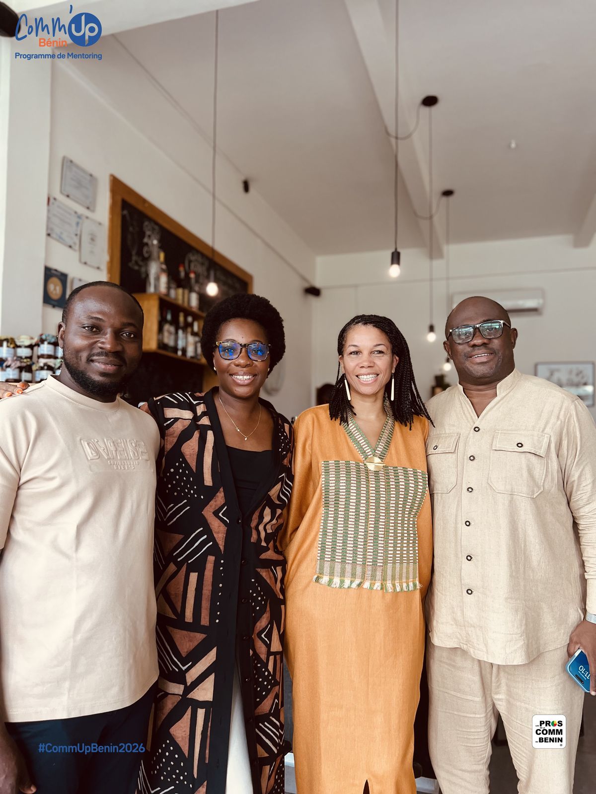 Mentors du programme Comm’Up Bénin réunis lors du brunch 2026
