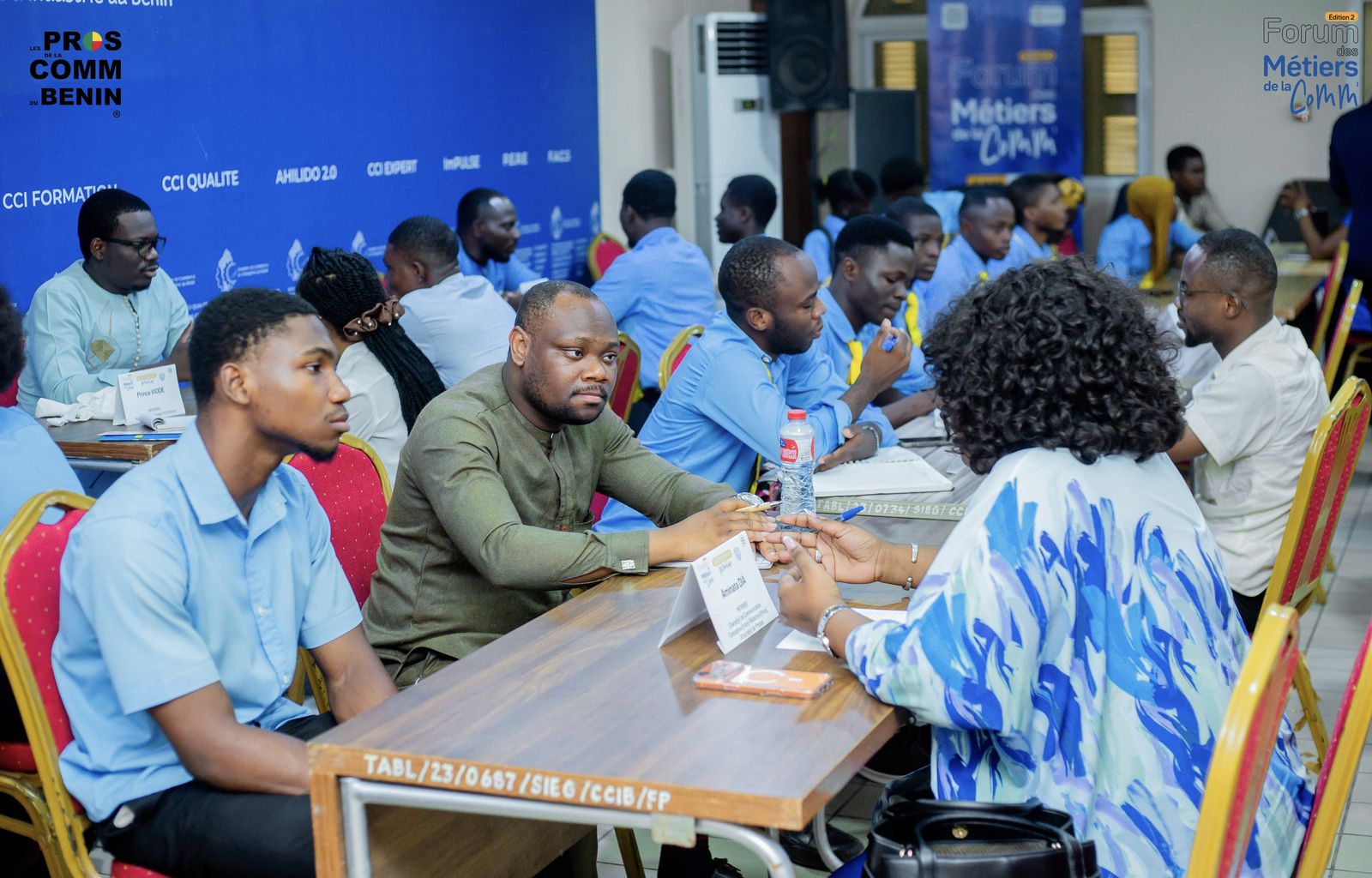 Séances de speed networking entre professionnels et étudiants lors du Forum 2025